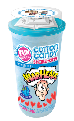 SHAKE-ONS COTTON CANDY POWERED BY WARHEADS